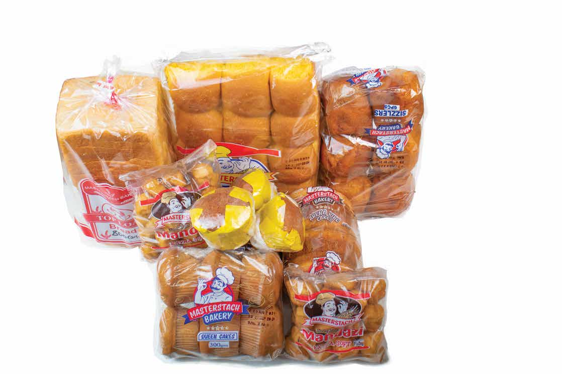 Freshly baked bread and pastries at Masterstach Bakers, Ayany Junction